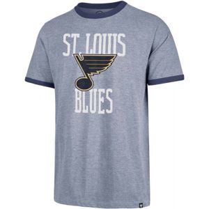 47 NHL ST. LUIS BLUES BELRIDGE CAPITAL RINGER Pánské tričko, Světle modrá,Bílá, velikost