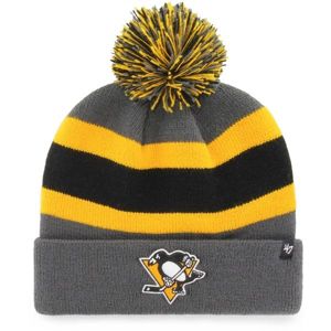 47 NHL Pittsburgh Penguins Breakaway CUFF KNIT šedá UNI - Zimní čepice