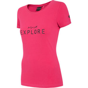 4F WOMENS TREKKING růžová XS - Dámské tričko