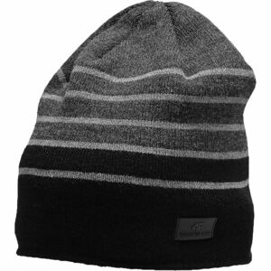 4F MEN´S CAP Pánská čepice, tmavě šedá, veľkosť UNI