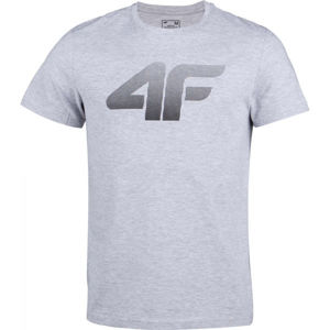 4F MENS T-SHIRT Pánské tričko, bílá, velikost S