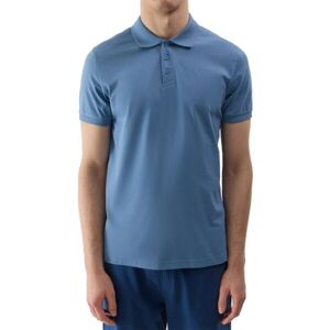 4F POLO SHIRT M Pánské polo tričko, modrá, velikost