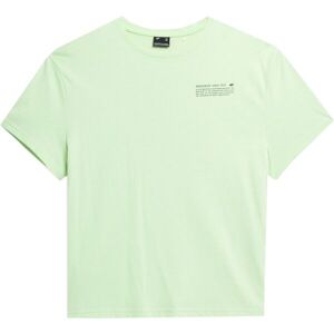 4F TSHIRT W Dámské triko, světle zelená, veľkosť XL