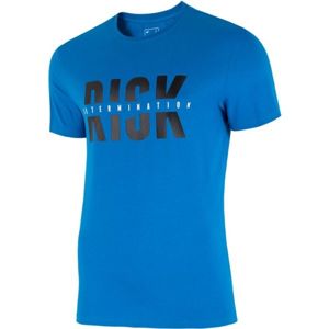 4F MEN´S T-SHIRTS modrá M - Pánské tričko