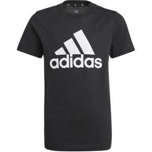 adidas BIG LOGO TEE Chlapecké tričko, černá, veľkosť 128