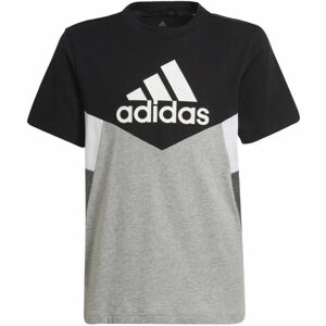 adidas CB TEE ESS Chlapecké tričko, černá, veľkosť 140