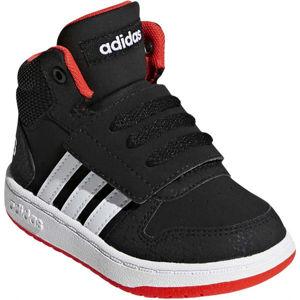 adidas HOOPS MID 2.0 I Dětská volnočasová obuv, černá, velikost 23
