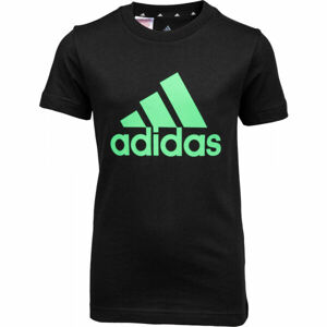 adidas BL T Chlapecké tričko, černá, veľkosť 128