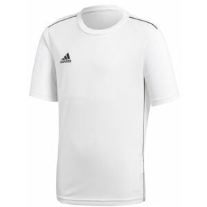 adidas CORE 18 JERSEY Juniorský fotbalový dres, bílá, velikost