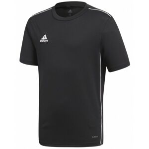 adidas CORE18 JSY Y Juniorský fotbalový dres, černá, velikost 164