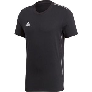 adidas CORE18 TEE Pánské tričko, černá, velikost S