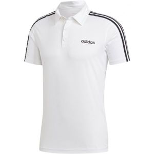 adidas DESIGN2MOVE 3S POLO bílá XL - Pánské tričko