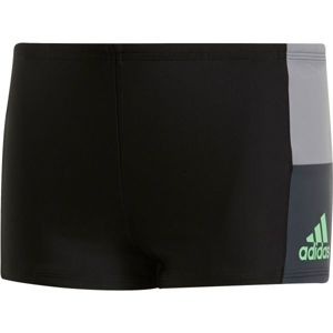 adidas INF CB BX B Chlapecké plavecké šortky, Černá,Šedá,Světle zelená, velikost 116