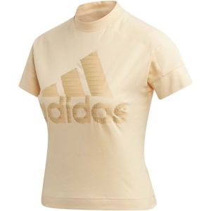 adidas W ID GLAM TEE oranžová XS - Dámské tričko