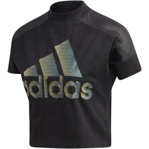 adidas W ID GLAM TEE černá XS - Dámské tričko
