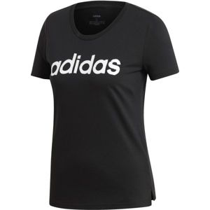 adidas CORE LINEAR TEE 1 černá XS - Dámské tričko