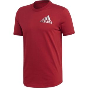 adidas M SID TEE CT červená XL - Pánské tričko