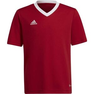 adidas ENTRADA 22 JERSEY Juniorský fotbalový dres, červená, veľkosť 140