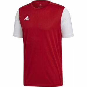 adidas ESTRO 19 JSY Pánský fotbalový dres, červená, velikost L