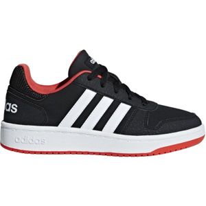 adidas HOOPS 2.0 K Dětské volnočasové boty, černá, velikost 40