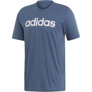 adidas E LIN TEE modrá S - Pánské tričko