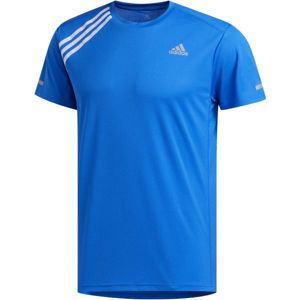 adidas OWN THE RUN TEE modrá M - Pánské běžecké tričko