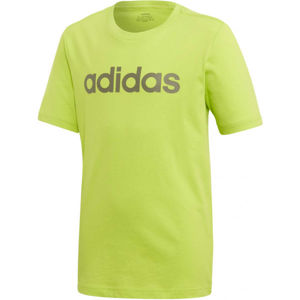 adidas YG E LIN TEE zelená 116 - Dívčí tričko