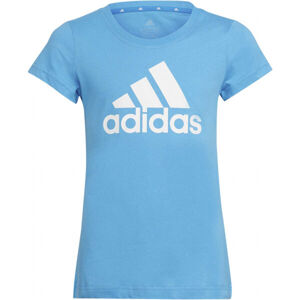 adidas BIG LOGO TEE Dívčí tričko, světle modrá, velikost