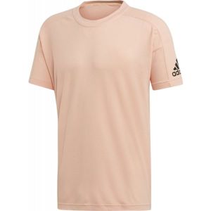 adidas ID STADIUM TEE světle růžová M - Pánské tričko
