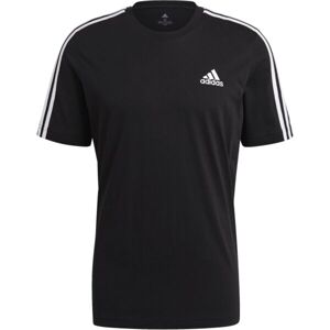 adidas 3S SJ T Pánské tričko, černá, velikost L