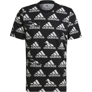 adidas BL TEE Pánské tričko, černá, velikost L