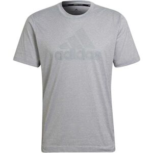 adidas BOS PB TEE Pánské sportovní tričko, šedá, velikost L