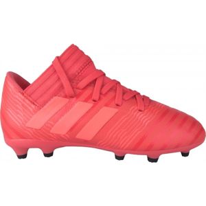 adidas NEMEZIZ 17.3 FG J červená 33 - Chlapecká fotbalová obuv