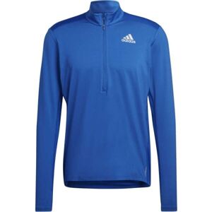 adidas OTR 1/2 ZIP M Pánské běžecké tričko, modrá, velikost L
