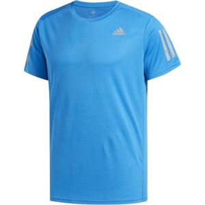 adidas RESPONSE TEE M modrá L - Pánské běžecké triko