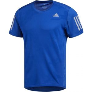 adidas RESPONSE TEE M tmavě modrá M - Pánské běžecké triko