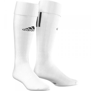 adidas SANTOS 3-STRIPE bílá 43-45 - Fotbalové štulpny