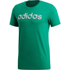 adidas SLICED LINEAR zelená L - Pánské tričko