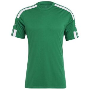 adidas SQUAD 21 JSY SS Pánský fotbalový dres, zelená, velikost L
