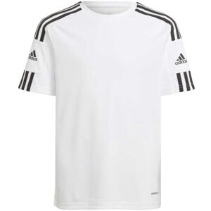 adidas SQUADRA 21 JERSEY Chlapecký fotbalový dres, bílá, velikost