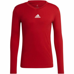 adidas TEAM BASE TEE Pánské fotbalové triko, červená, velikost XS