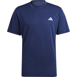 adidas TRAIN ESSENTIALS TEE Pánské sportovní tričko, tmavě modrá, veľkosť XL