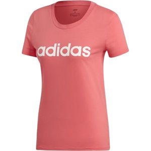 adidas W E LIN SLIM T růžová M - Dámské triko