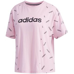 adidas W PRINT TEE růžová L - Dámské tričko