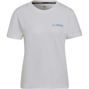 adidas TX MOUN FU TE Dámské outdoorové tričko, bílá, velikost XL