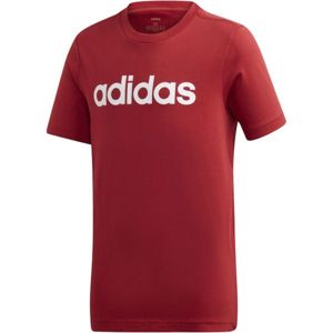 adidas YB E LIN TEE červená 140 - Dětské triko