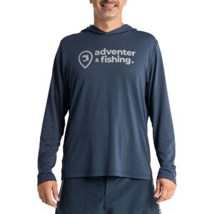 ADVENTER & FISHING Pánské funkční hooded UV tričko Pánské funkční hooded UV tričko, tmavě modrá, velikost L