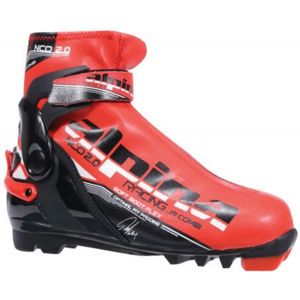 Alpina N COMBI JR Juniorská kombi obuv na bězecké lyžování, červená, velikost 38