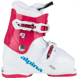 Alpina AJ2 GIRL Dívčí obuv na sjezdové lyžování, bílá, velikost 18