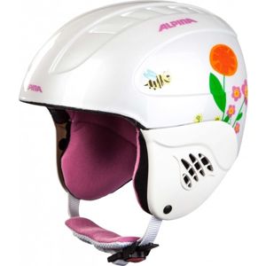 Alpina Sports CARAT bílá (48 - 52) - Dětská lyžařská helma